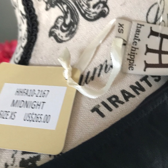 HAUTE HIPPIE-Acemetrically top gorgeous never worn - Picture 5 of 5